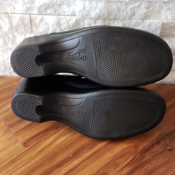 Dansko Babette Black Mary Jane Wedge Clog Shoes EU 40 - Picture 10 of 13